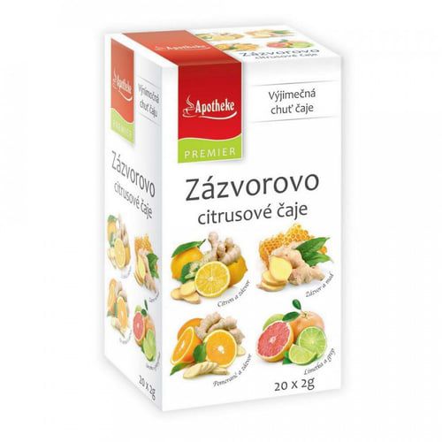 Apotheke Zázvorovo-citrusové čaje 4v1 20 sáčků