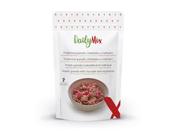 DailyMix Proteinová granola s čokoládou a malinami (7 porcí)