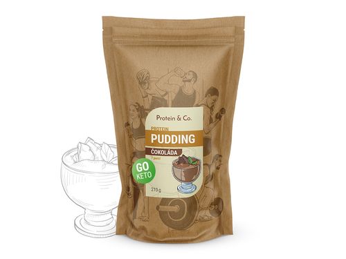 Protein&Co. Keto proteinový pudding Příchuť 1: Chocolate brownie, Množství: 210g
